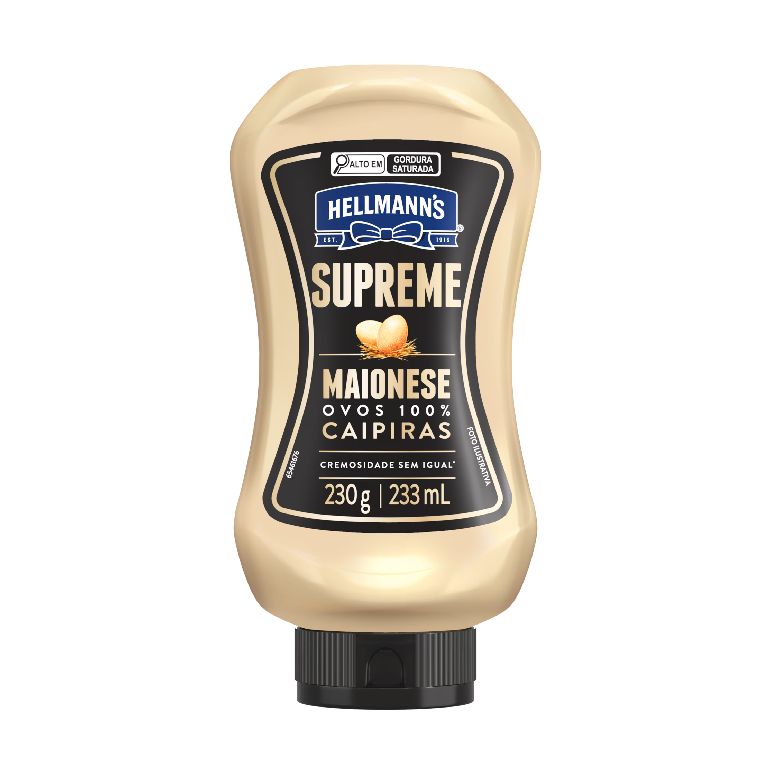 Hellmanns Maionese Supreme Squeeze Ovos 100% Caipiras 230g